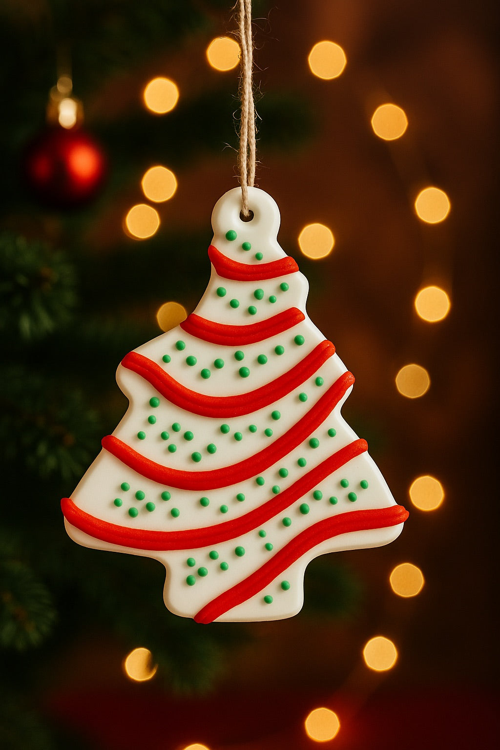 Ornement Gâteau Sapin de Noël 🎄✨