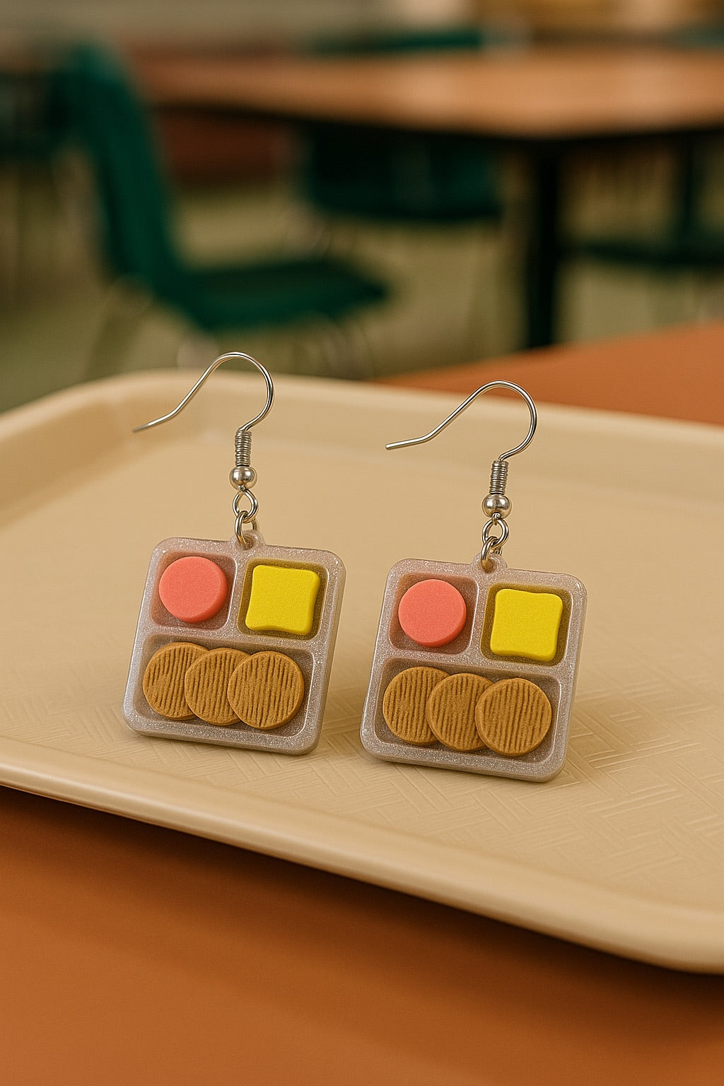 🍱 Lunch Tray “Lunchables” Earrings
