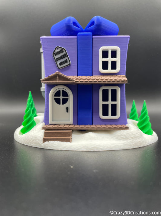 Maison Cadeau de Noël Enchantée