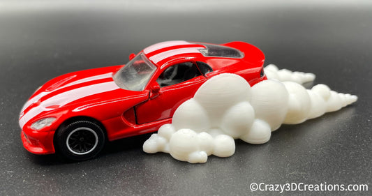 Effet de Fumée Burnout pour Hot Wheels
