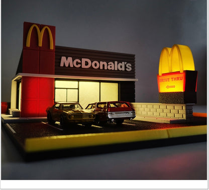 McDonald’s Hot Wheels Diorama