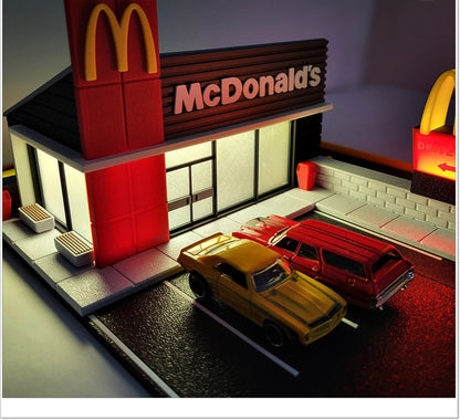 McDonald’s Hot Wheels Diorama
