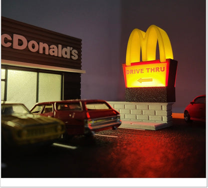 McDonald’s Hot Wheels Diorama