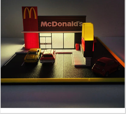 McDonald’s Hot Wheels Diorama