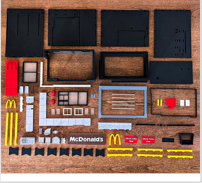 McDonald’s Hot Wheels Diorama