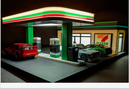 7-Eleven Hot Wheels Diorama