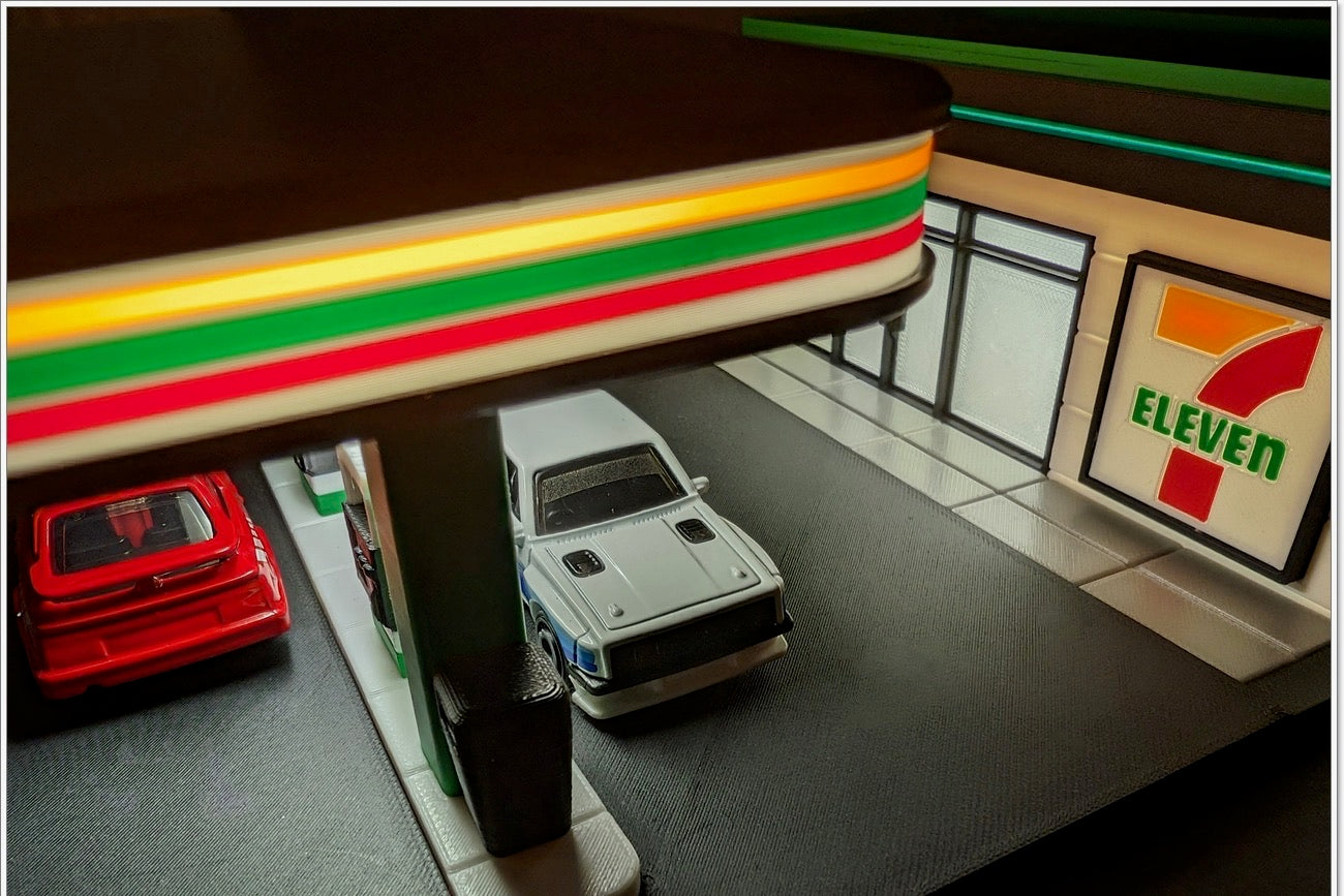 7-Eleven Hot Wheels Diorama
