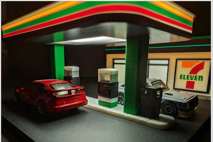 7-Eleven Hot Wheels Diorama