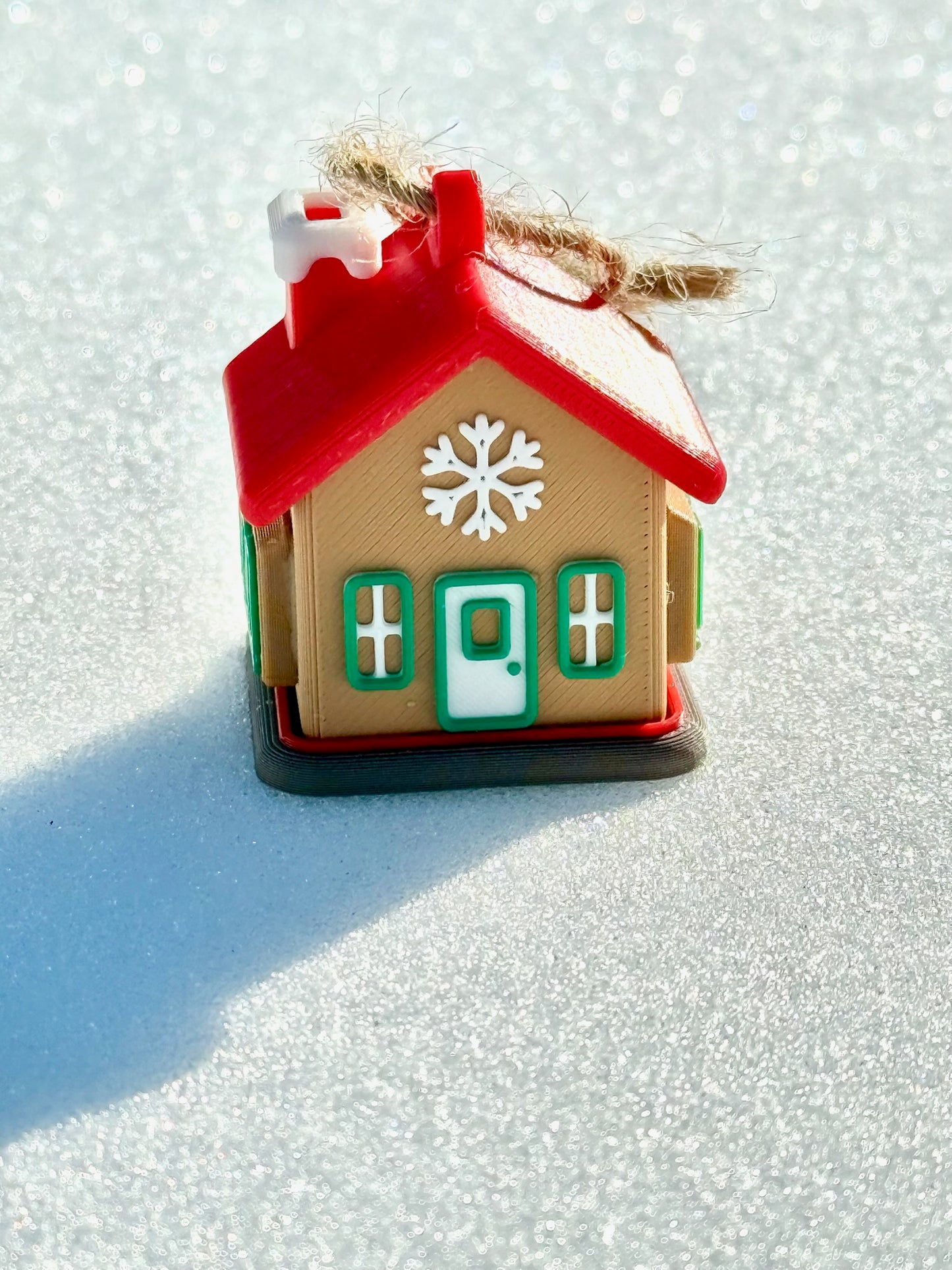 Christmas House Ornament – A Cozy Holiday Touch
