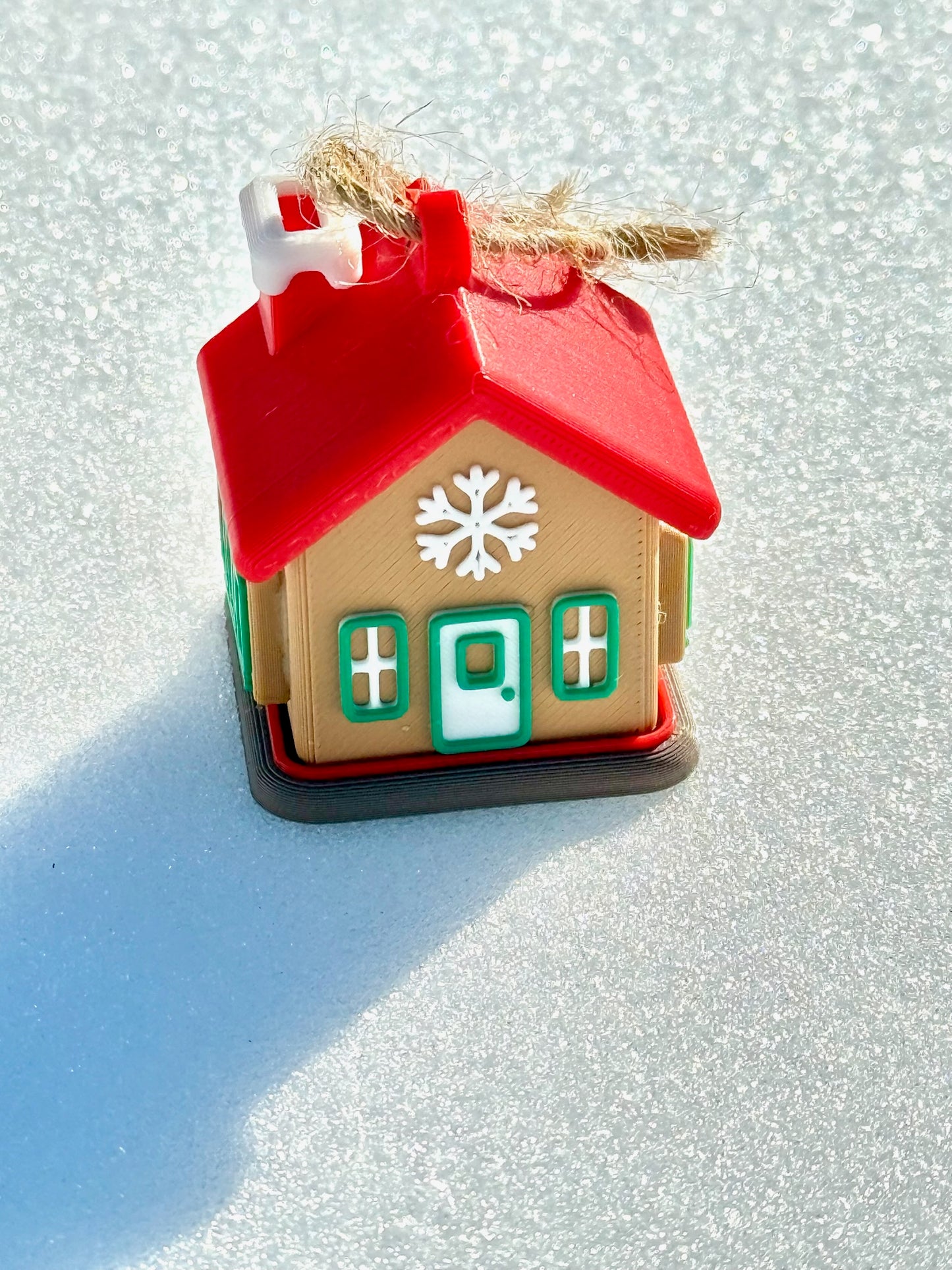 Christmas House Ornament – A Cozy Holiday Touch