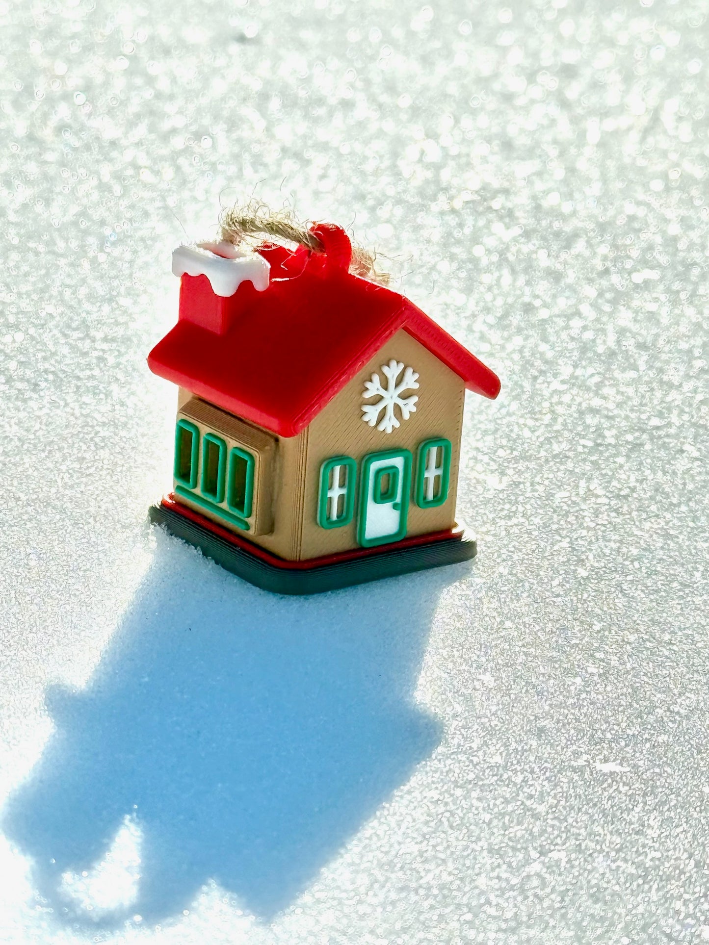 Christmas House Ornament – A Cozy Holiday Touch