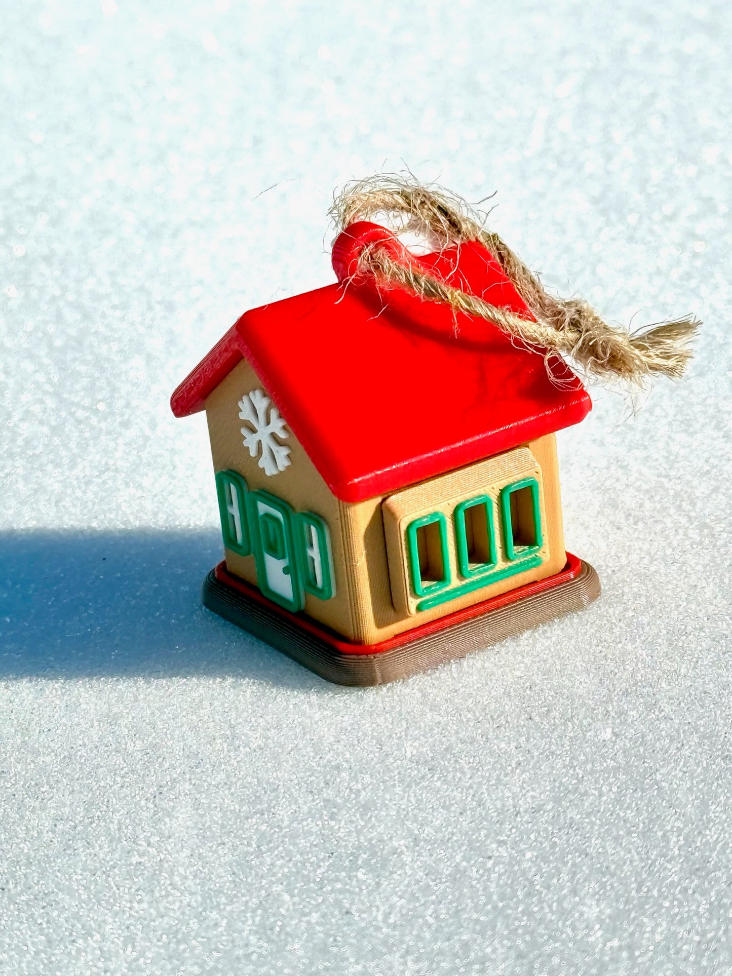 Christmas House Ornament – A Cozy Holiday Touch