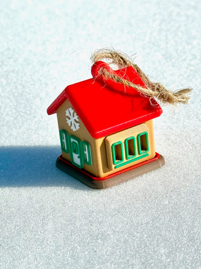 Christmas House Ornament – A Cozy Holiday Touch