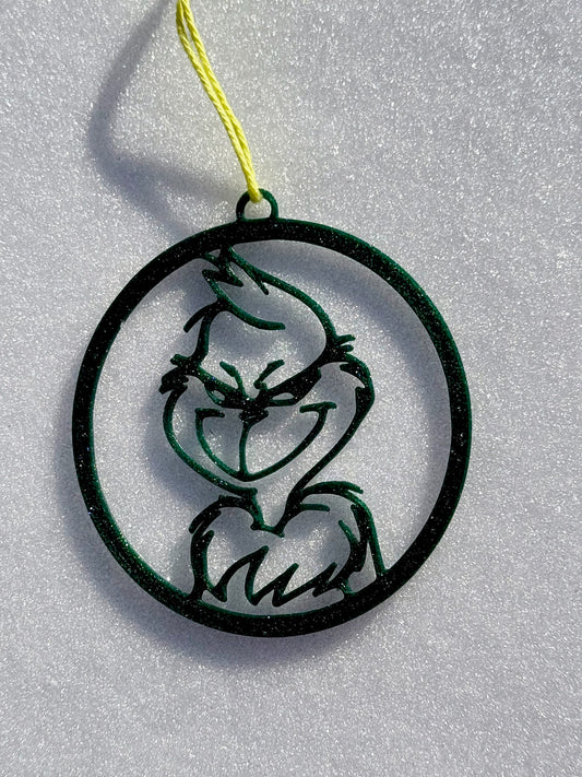 Grinch Christmas Ornament – A Mischievous Touch for Your Tree