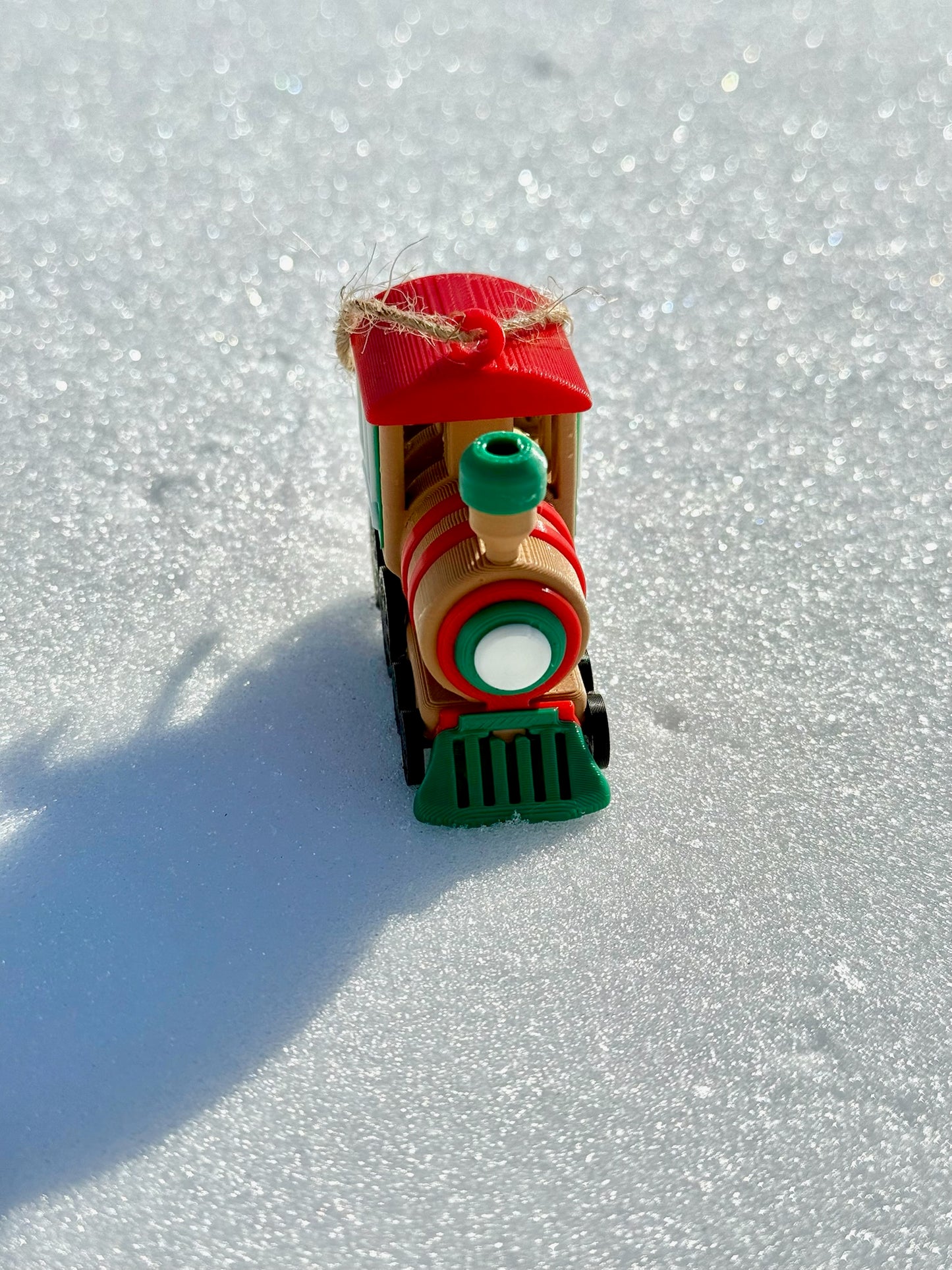 Little Christmas Train Ornament – All Aboard for Holiday Cheer!