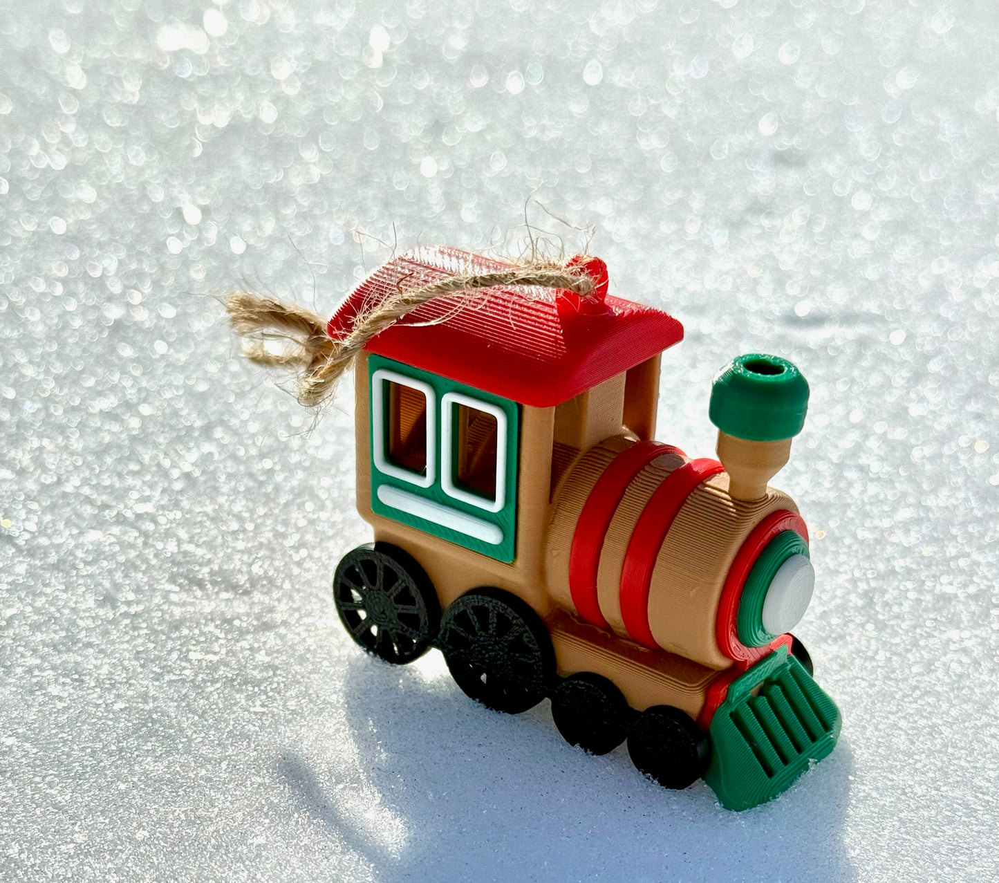 Little Christmas Train Ornament – All Aboard for Holiday Cheer!