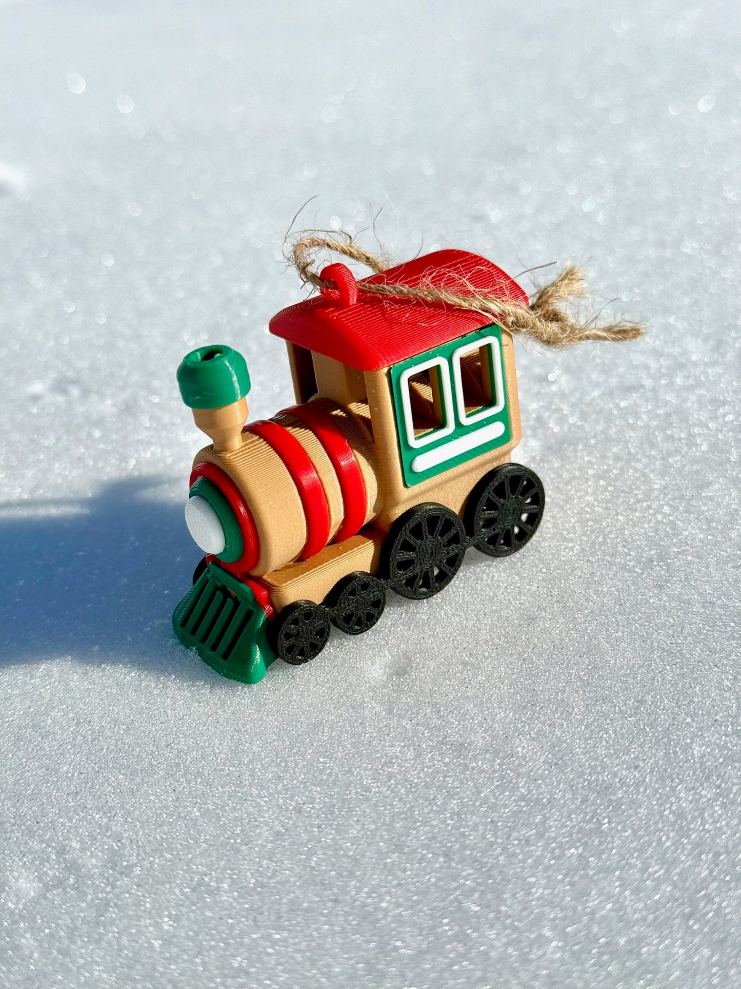 Little Christmas Train Ornament – All Aboard for Holiday Cheer!
