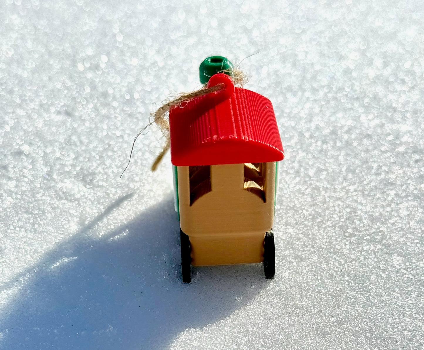 Little Christmas Train Ornament – All Aboard for Holiday Cheer!
