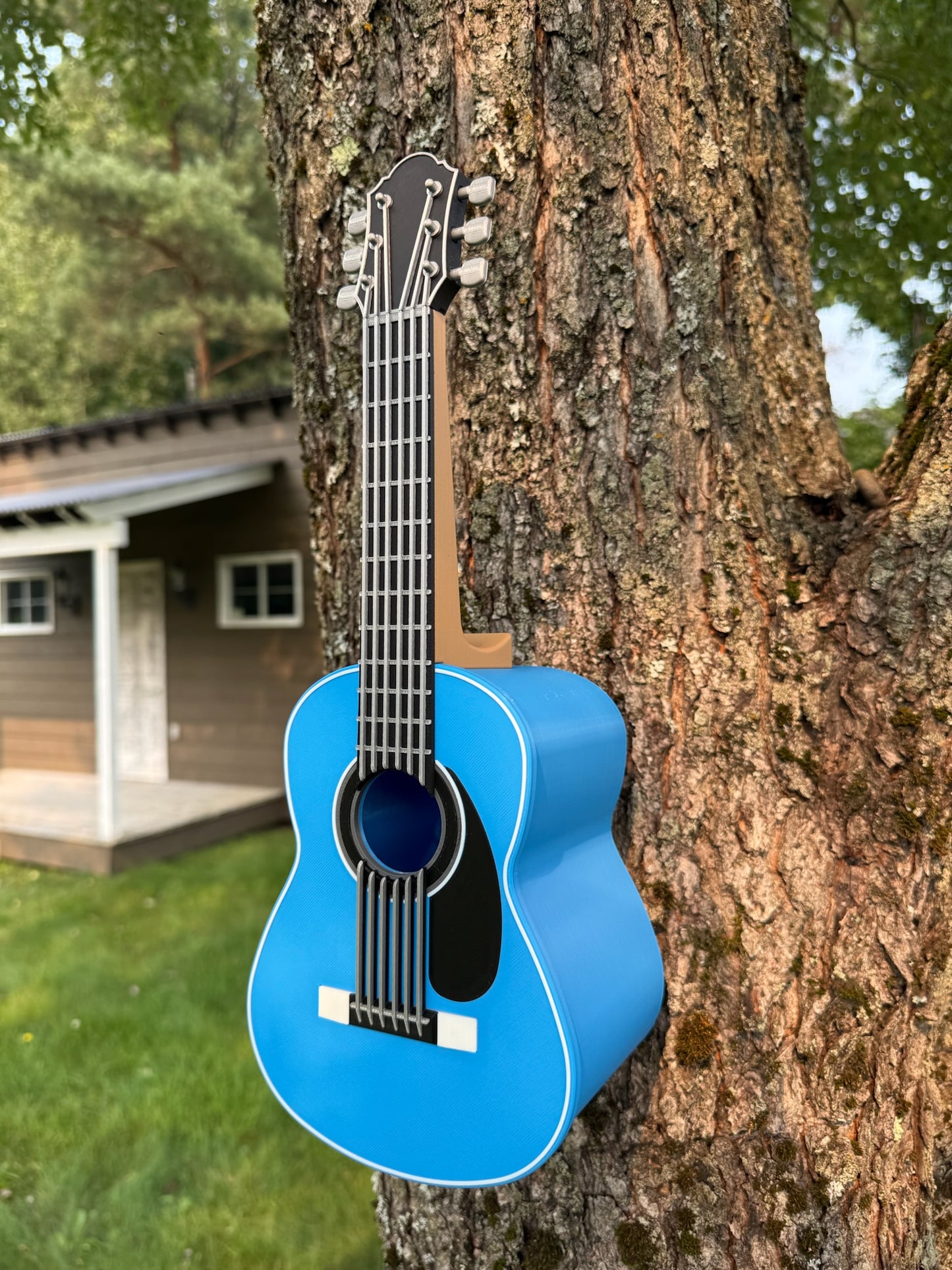Guitar Birdhouse – A Melody for Your Backyard