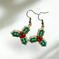 Mistletoe Magic Earrings – Holiday Cheer on the Go
