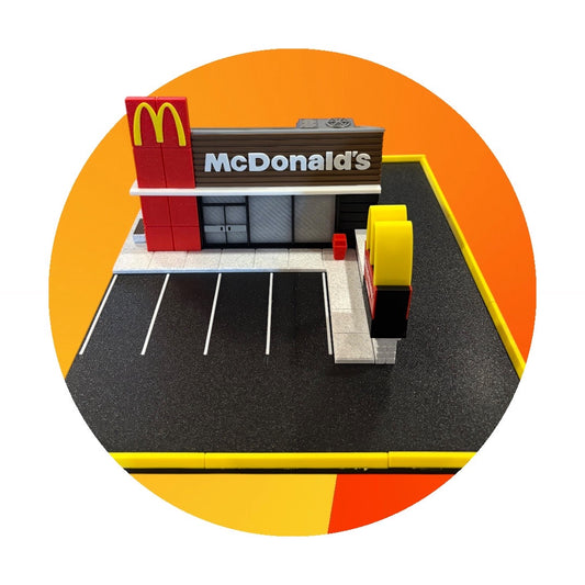 McDonald’s Hot Wheels Diorama