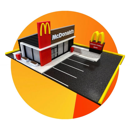 McDonald’s Hot Wheels Diorama