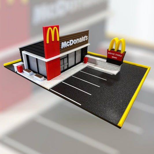 McDonald’s Hot Wheels Diorama