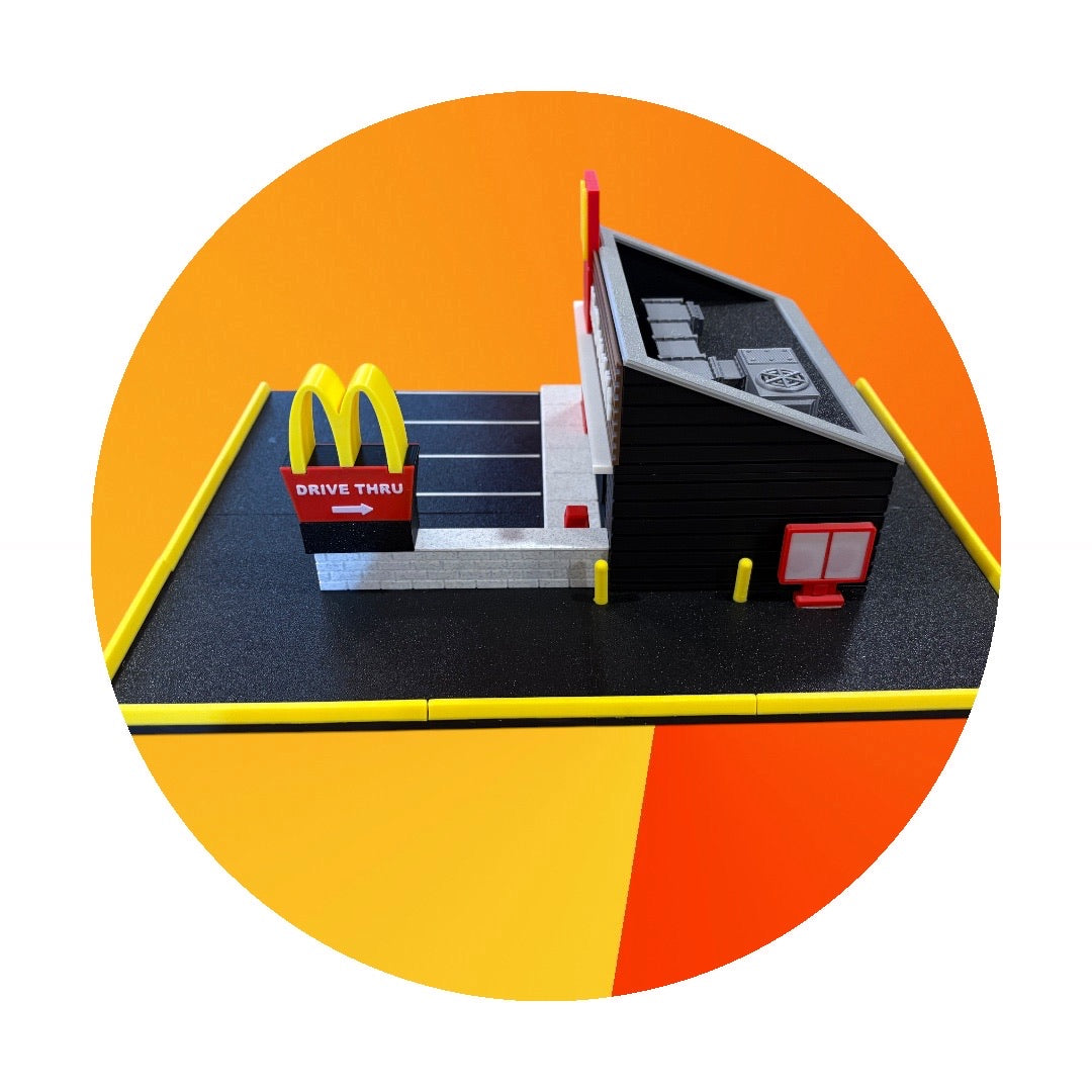 McDonald’s Hot Wheels Diorama