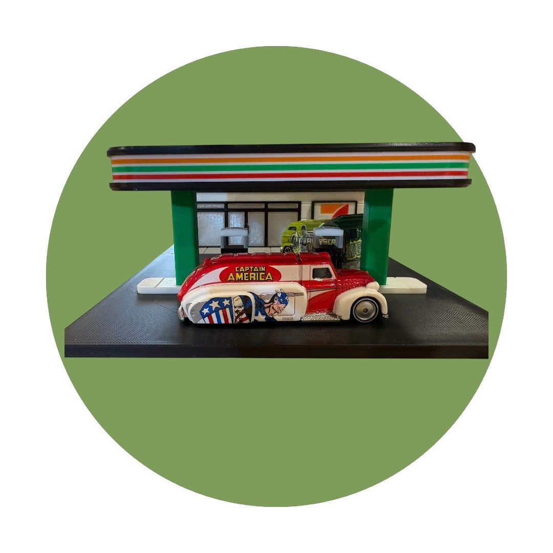 7-Eleven Hot Wheels Diorama