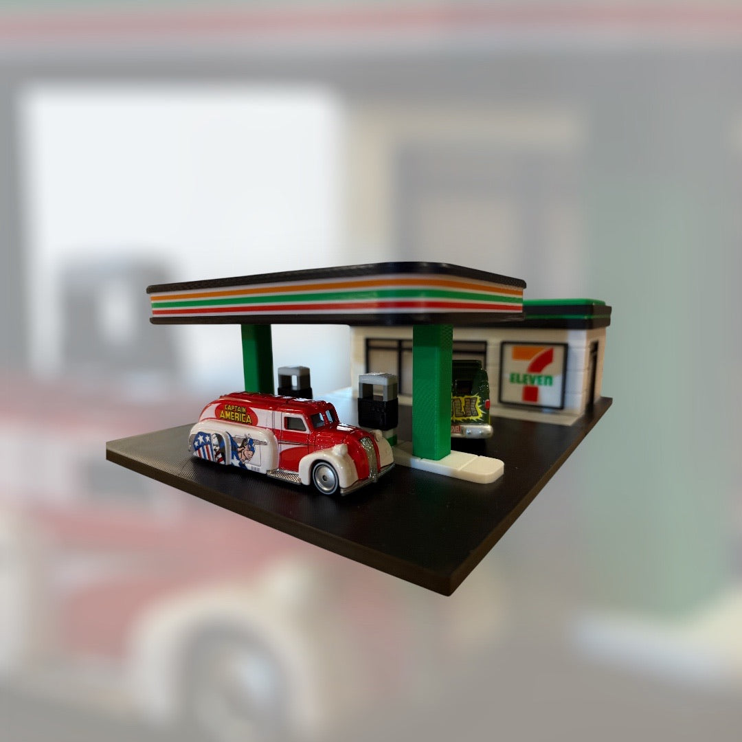 7-Eleven Hot Wheels Diorama