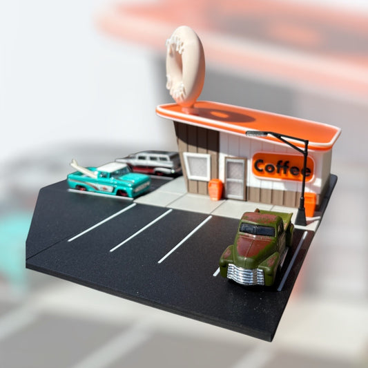 Donut Shop Hot Wheels Diorama