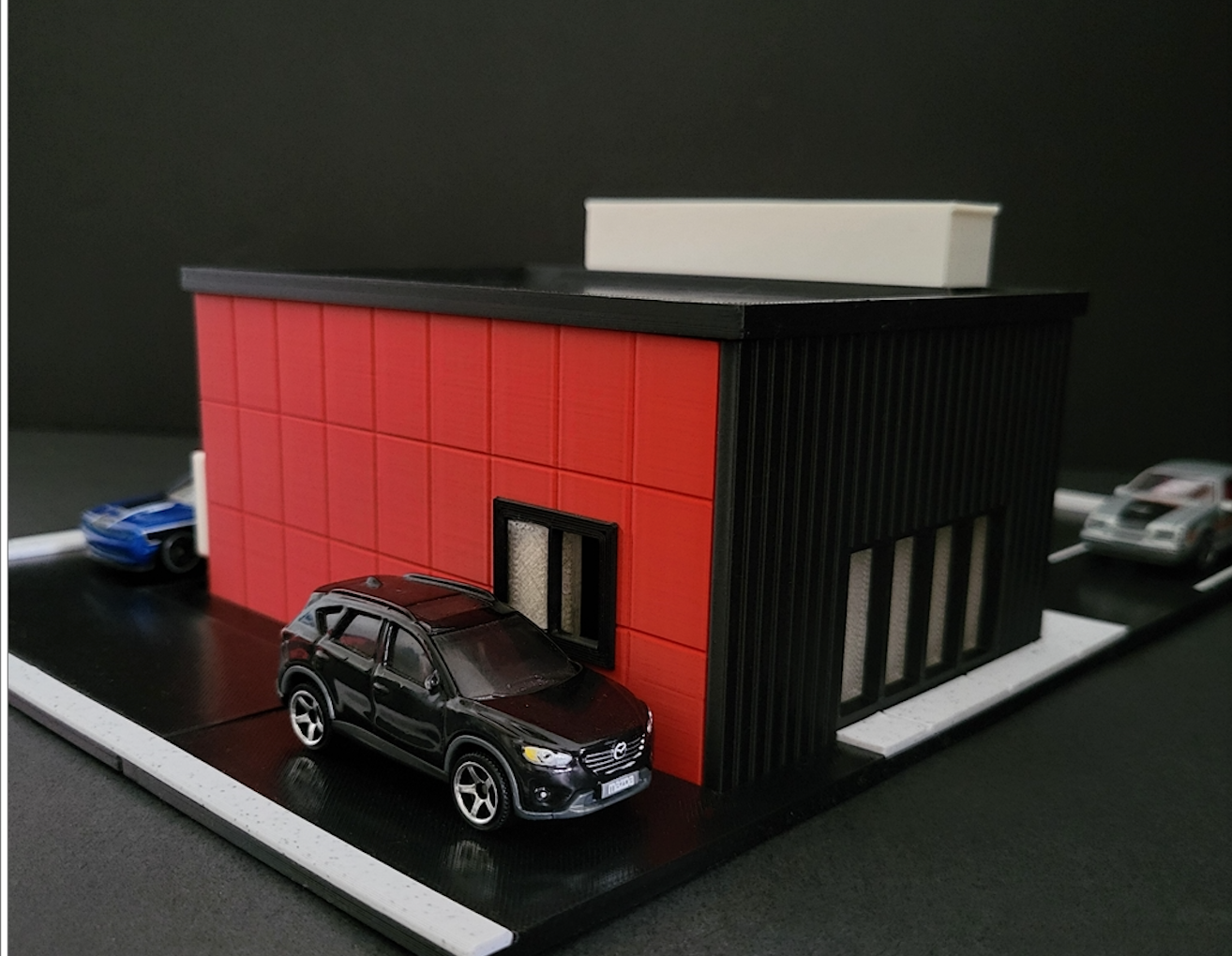 KFC Hot Wheels Diorama — Finger-Lickin’ Scene for 1:64 Displays